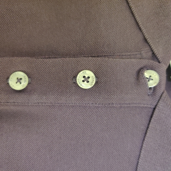 Armani Collezioni purple polo - Picture 4 of 6